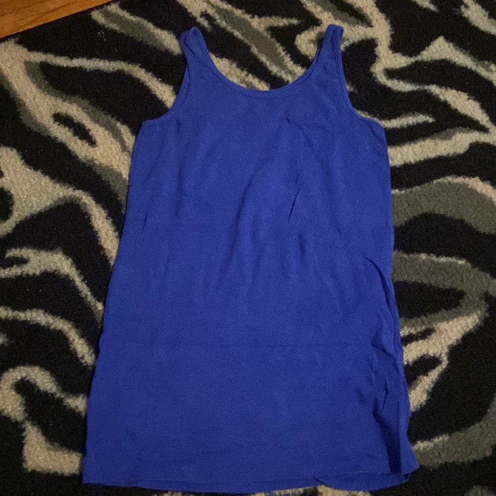 Blue tank top